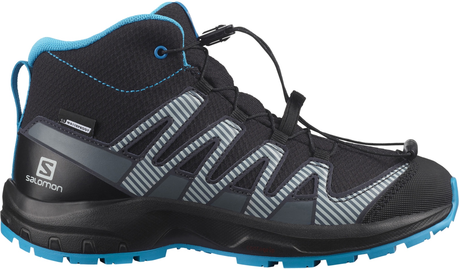 Salomon Xa Pro V8 Mid cswp EU 33, Black/Monument Dětské boty (obrázek 4)