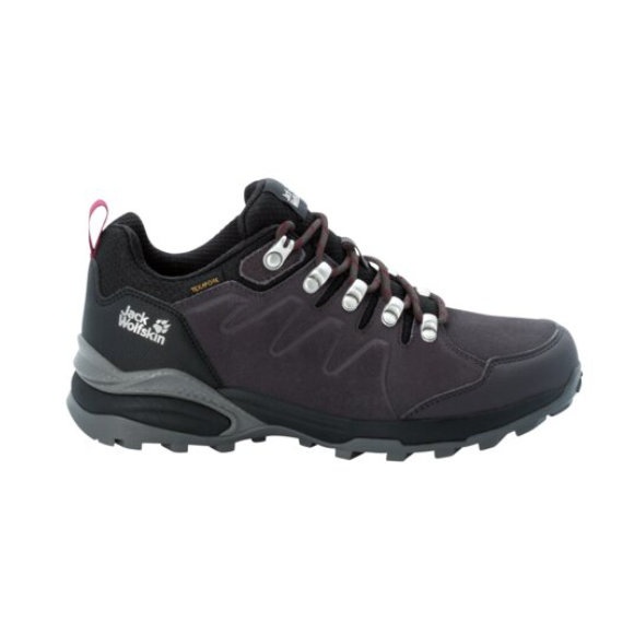 Jack Wolfskin Refugio Texapore Low EU 37 ½, dark steel/purple Dámské boty