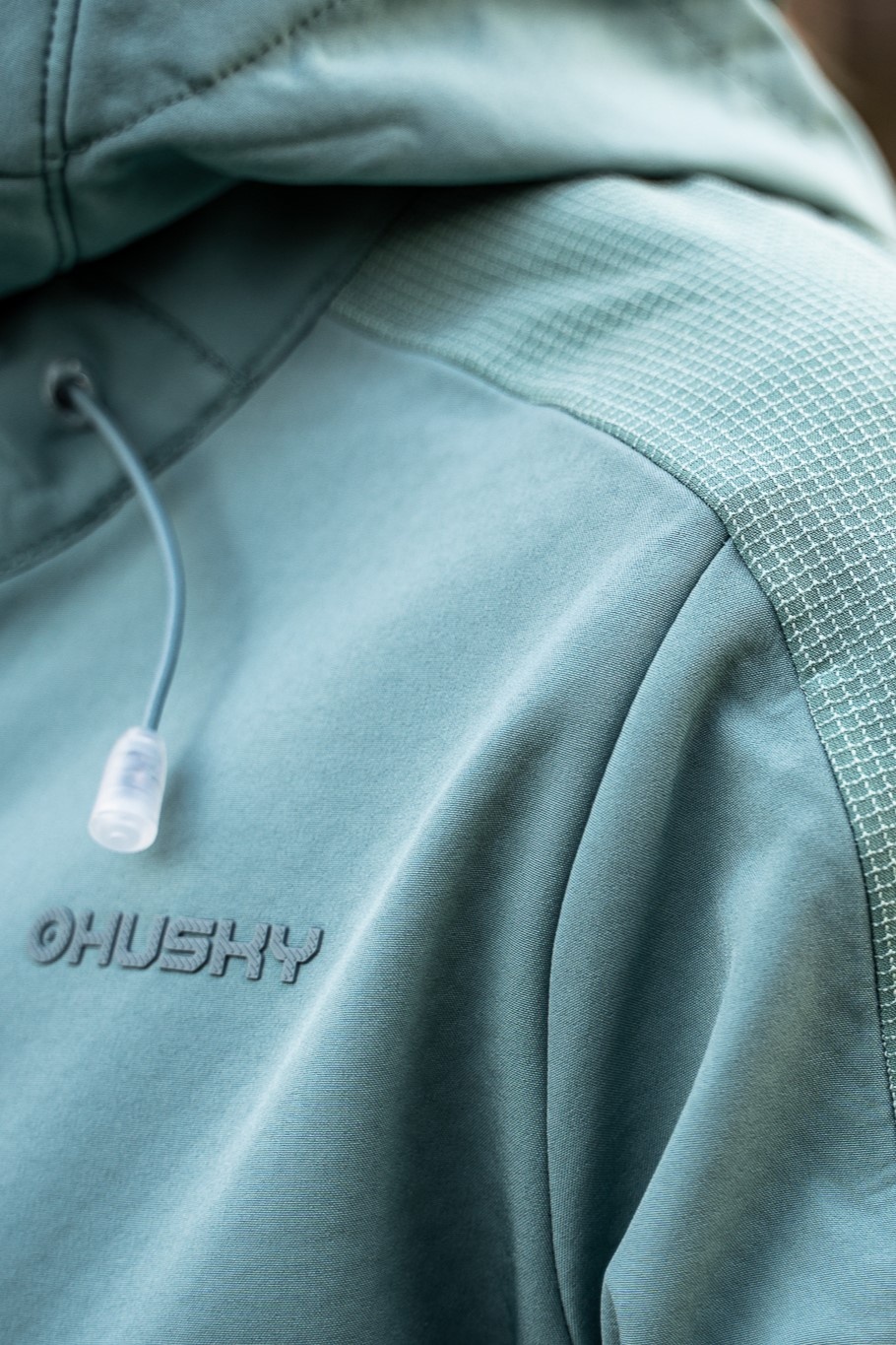 Husky Sevan L XL, grey green Dámská softshell bunda (obrázek 10)