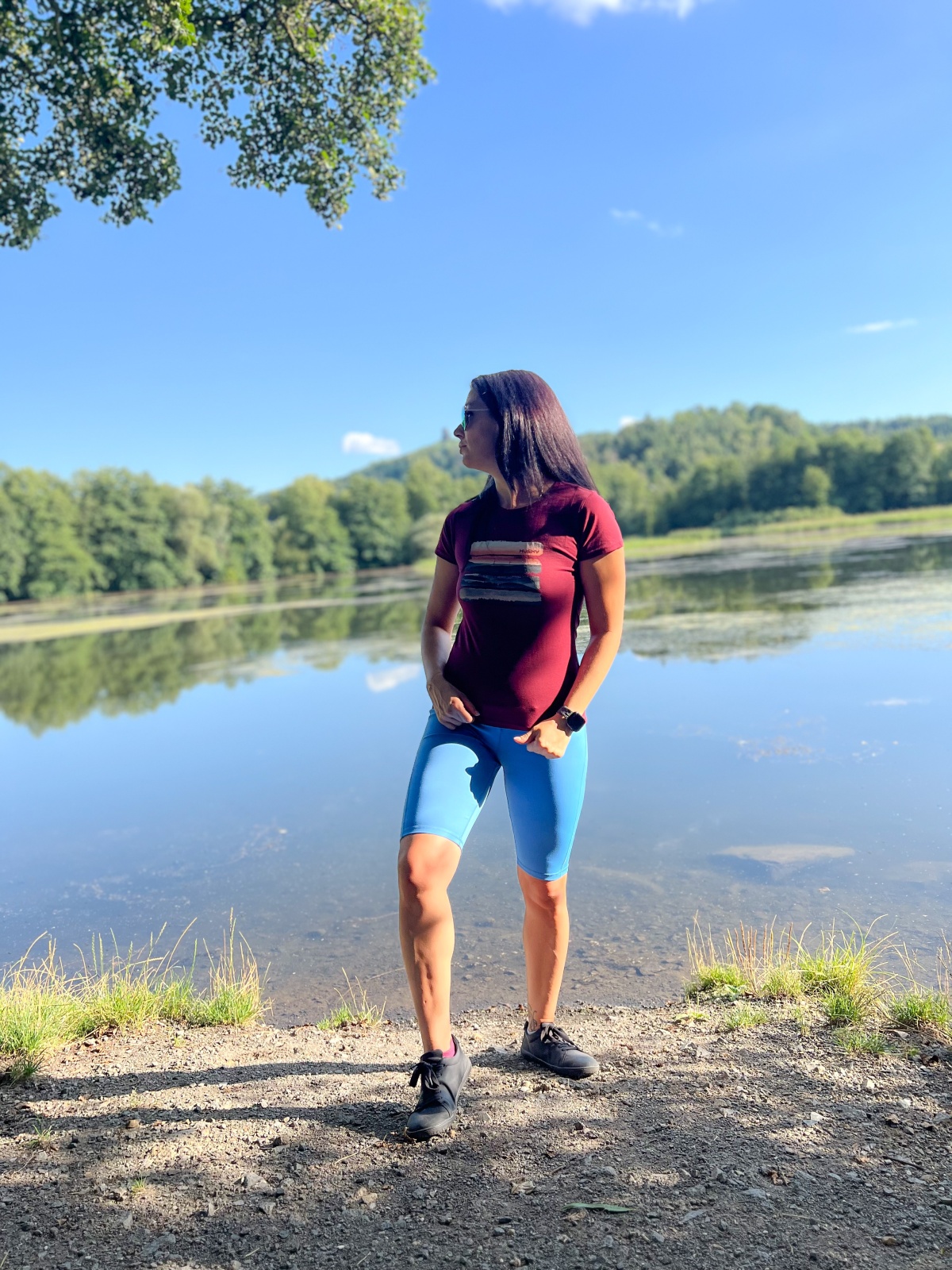 Husky Tee Vane L XL, light blue Dámské bavlněné triko (obrázek 9)