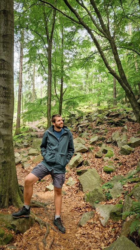 Husky Nevr M L, dk. green Pánský hardshell kabát (obrázek 7)