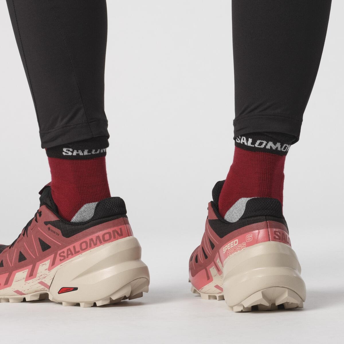 Salomon Speedcross 6 GTX EU 40, Black/Cow Hide/Faded rose Dámské běžecké boty (obrázek 8)