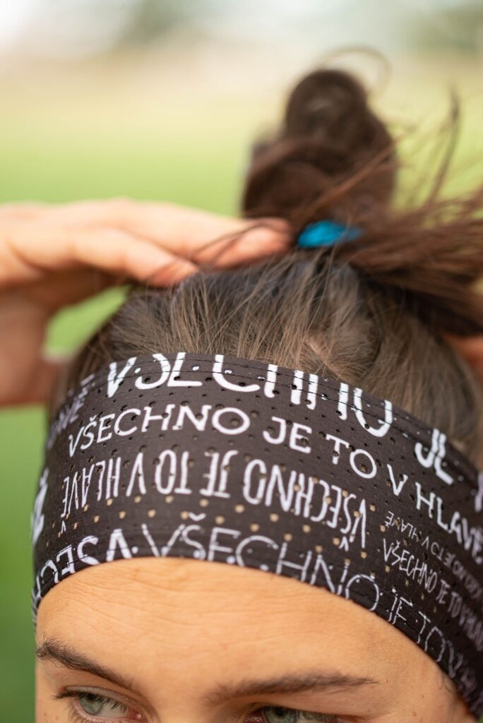 Bjež DROP HEAD black Čelenka