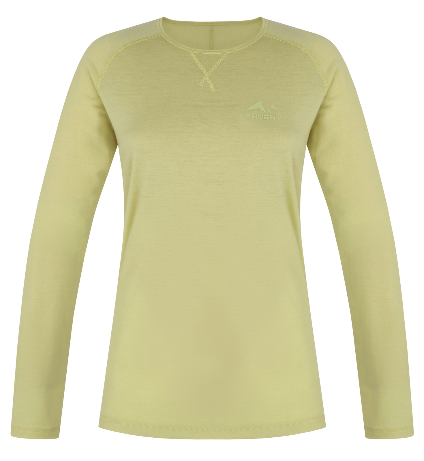 Husky Merow L L, light green Merino termoprádlo triko (obrázek 3)