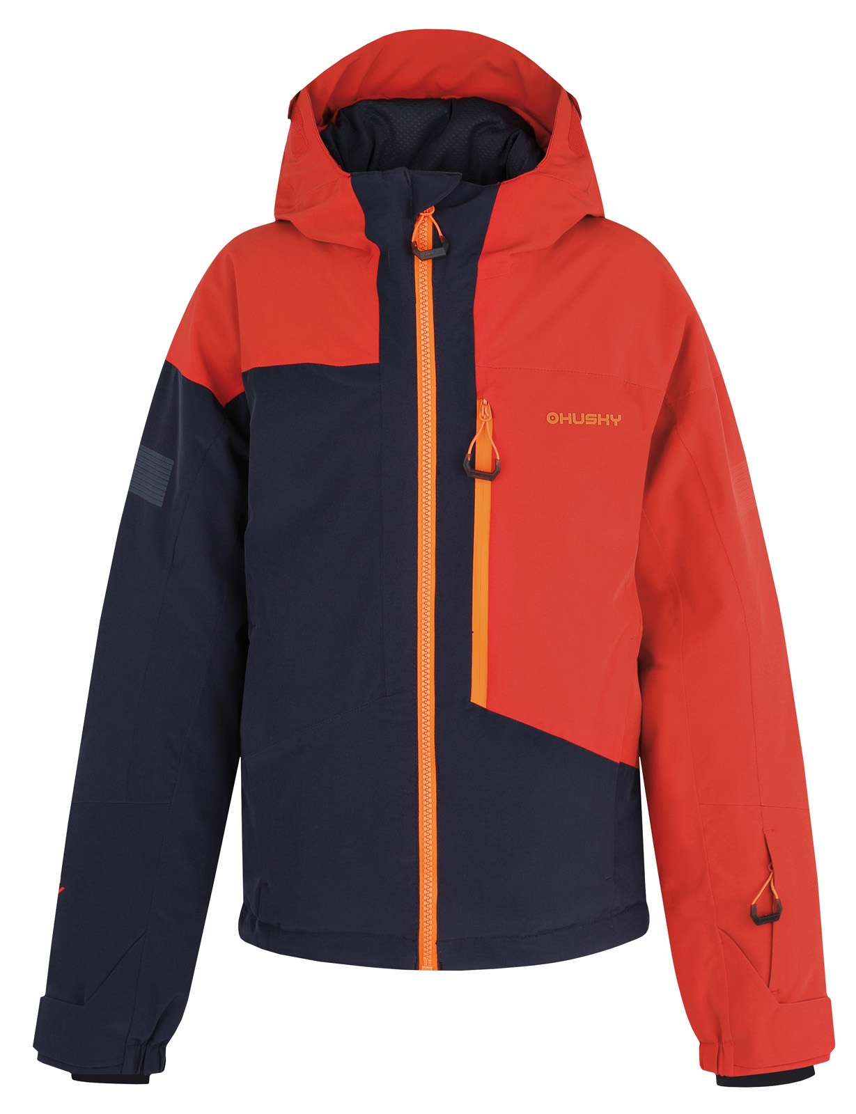 Husky Gomez Kids 140-146, red/black blue Dětská ski bunda (obrázek 3)