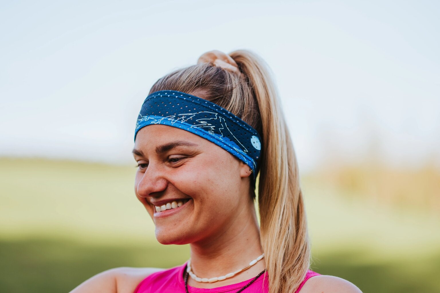 Bjež DROP 5 HORIZON blue Čelenka (obrázek 3)