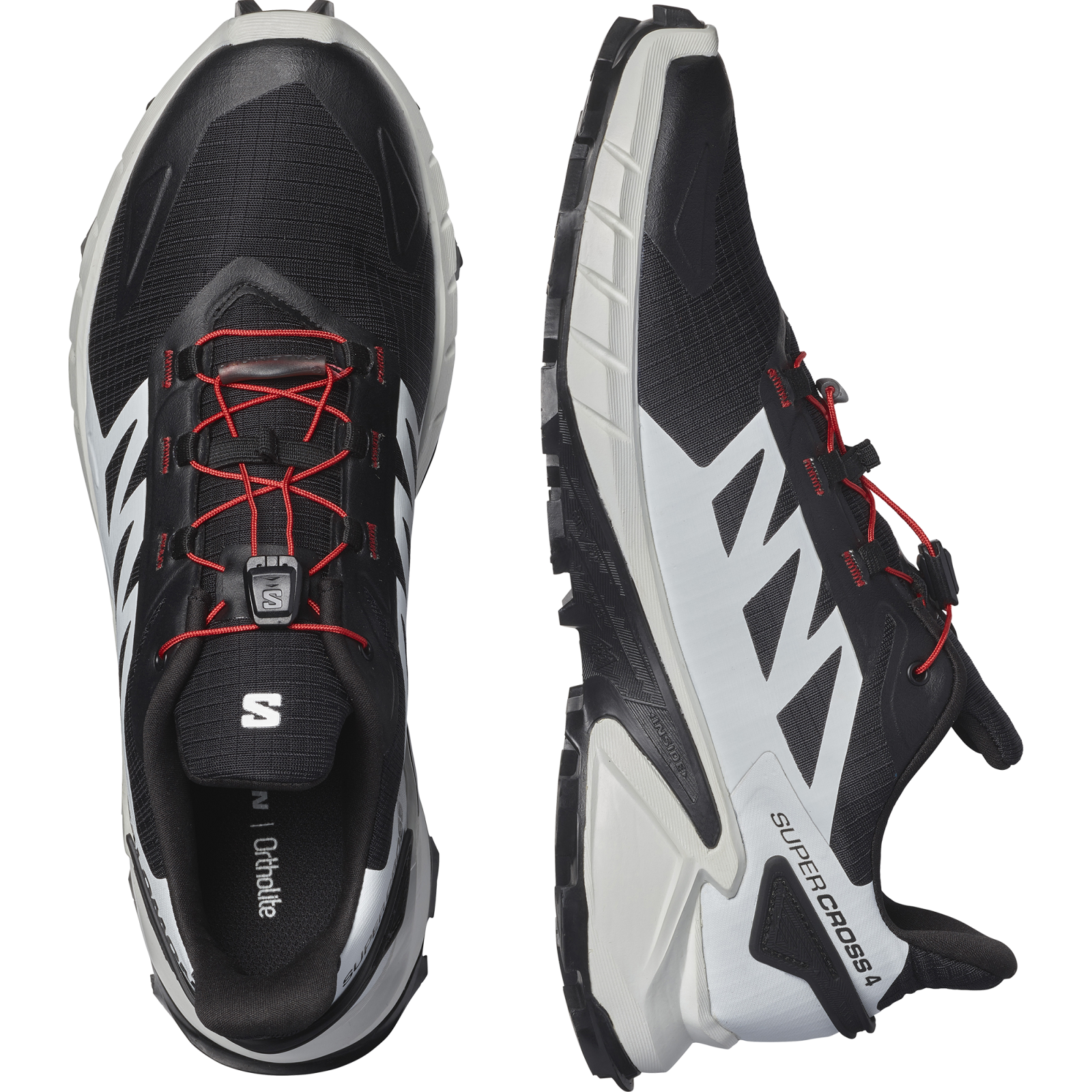 Salomon Supercross 4 EU 44, Black/White/Fiery Red Pánské boty (obrázek 3)