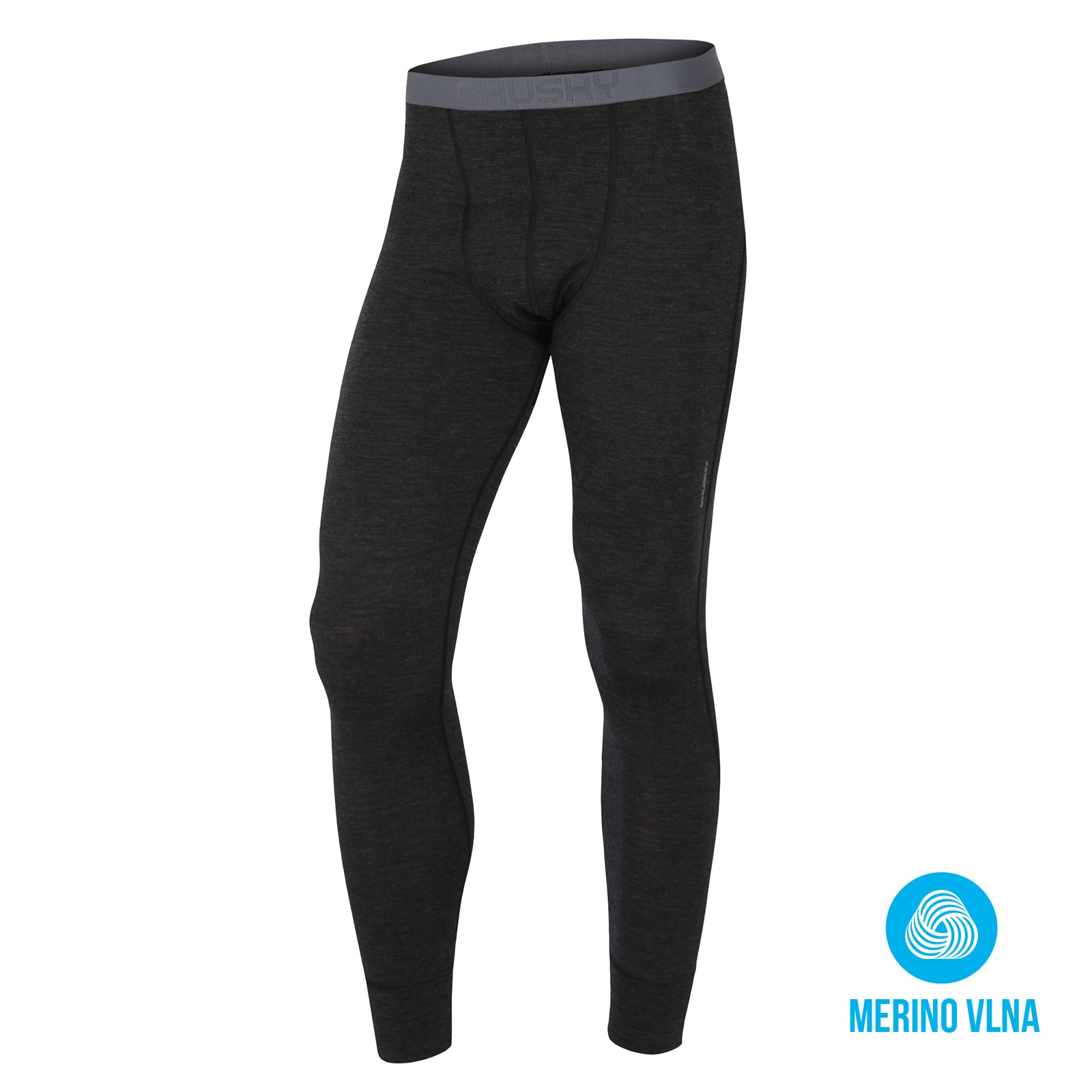 Husky Pánské kalhoty XXXL, antracit Merino termoprádlo (obrázek 3)