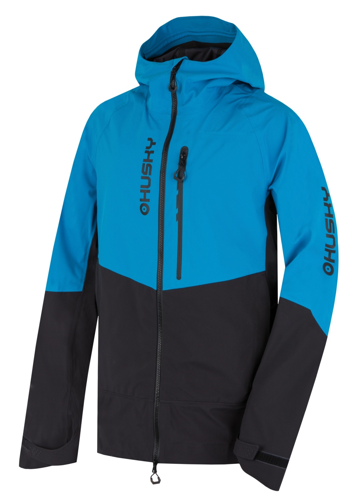 Husky Nicco M XL, red/turquoise Pánská hardshell bunda (obrázek 8)