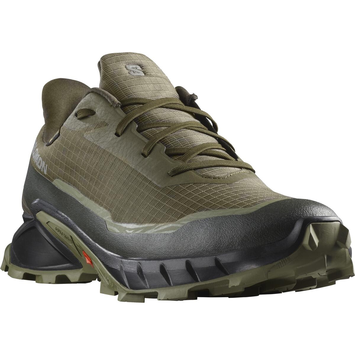 Salomon Alphacross 5 GTX EU 44 ⅔, Olive Night/Black/Deep Lichen Green Pánské boty