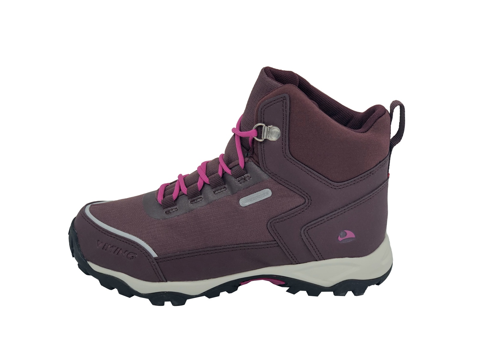Viking Akkarvik Mid WP EU 33, grape/fuchsia Dětské boty (obrázek 6)