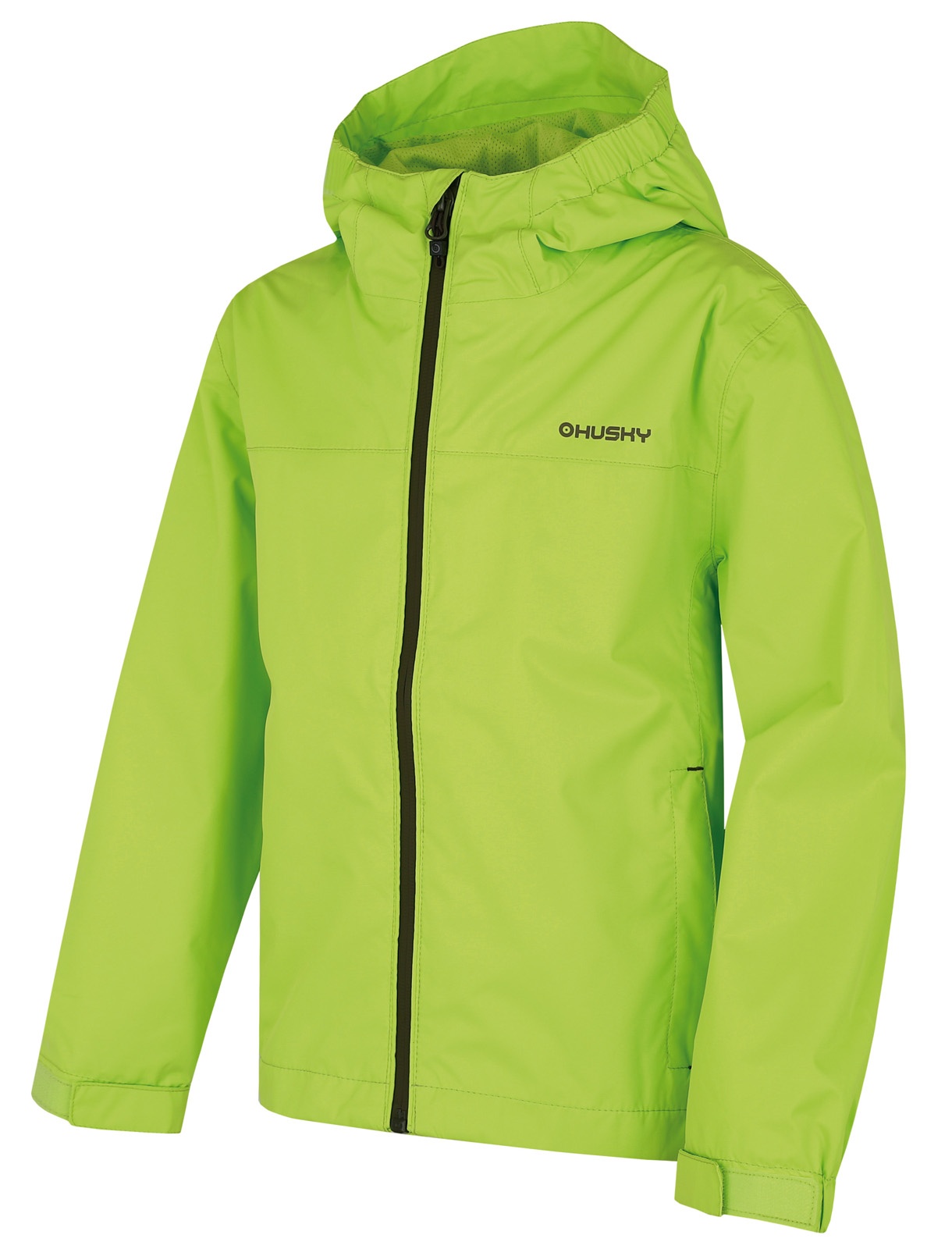 Husky Zunat K 134-140, jasně zelená Dětská outdoorová bunda