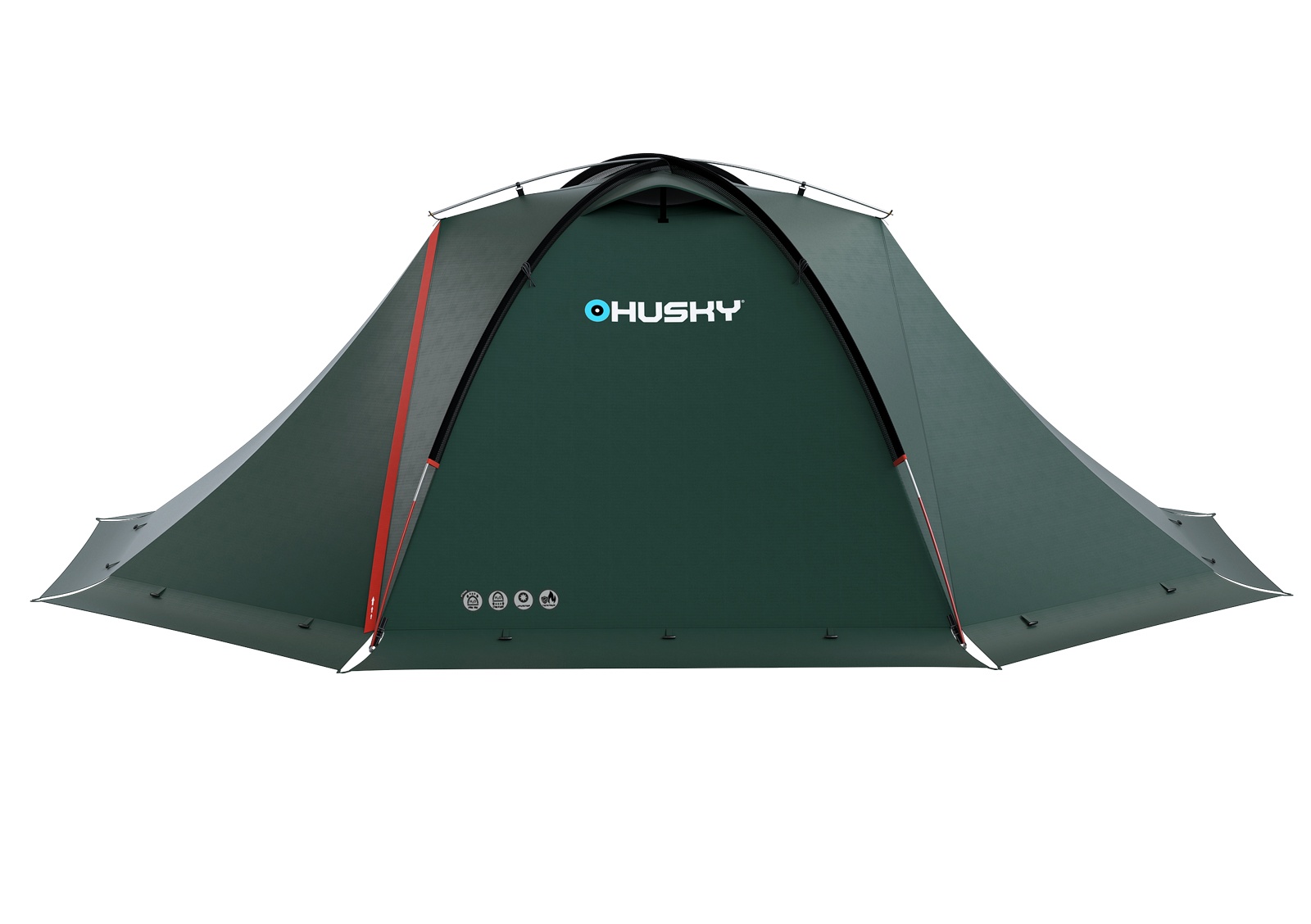 Husky Falcon 2 zelená Expediční stan pro dvě osoby (obrázek 4)