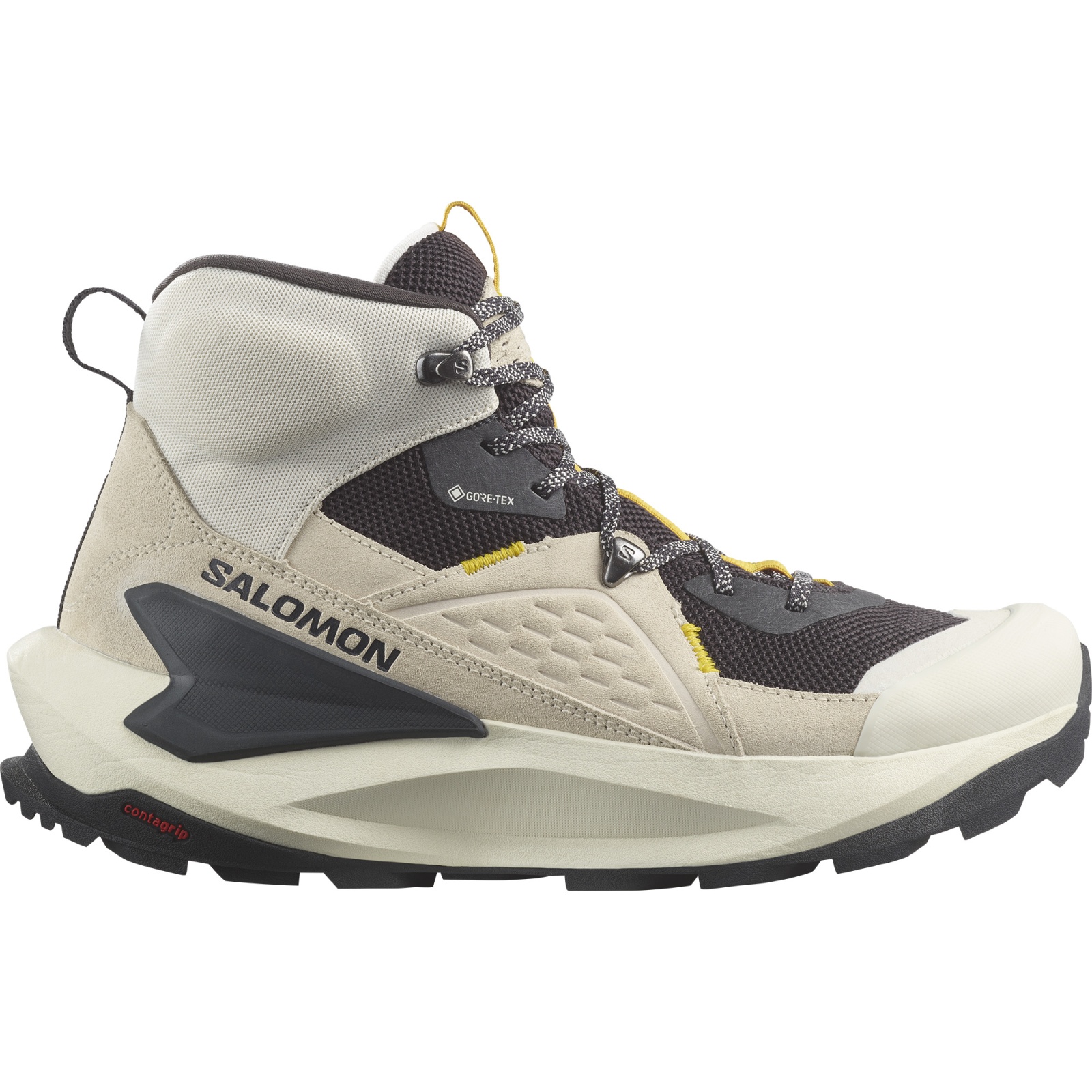 Salomon ELIXIR MID GTX EU 44, Vanila Ice/ Phantom/ Lemon Pánské turistické boty (obrázek 7)