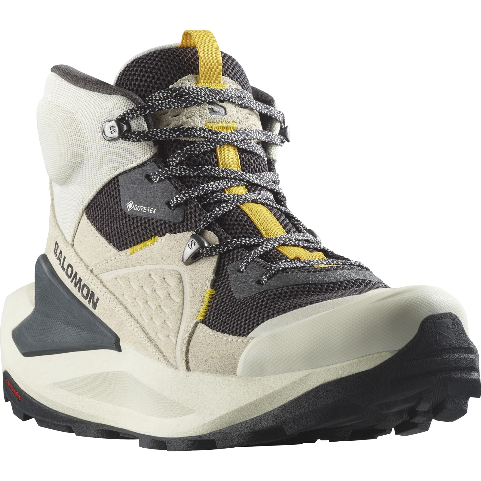 Salomon ELIXIR MID GTX EU 42, Vanila Ice/ Phantom/ Lemon Pánské turistické boty