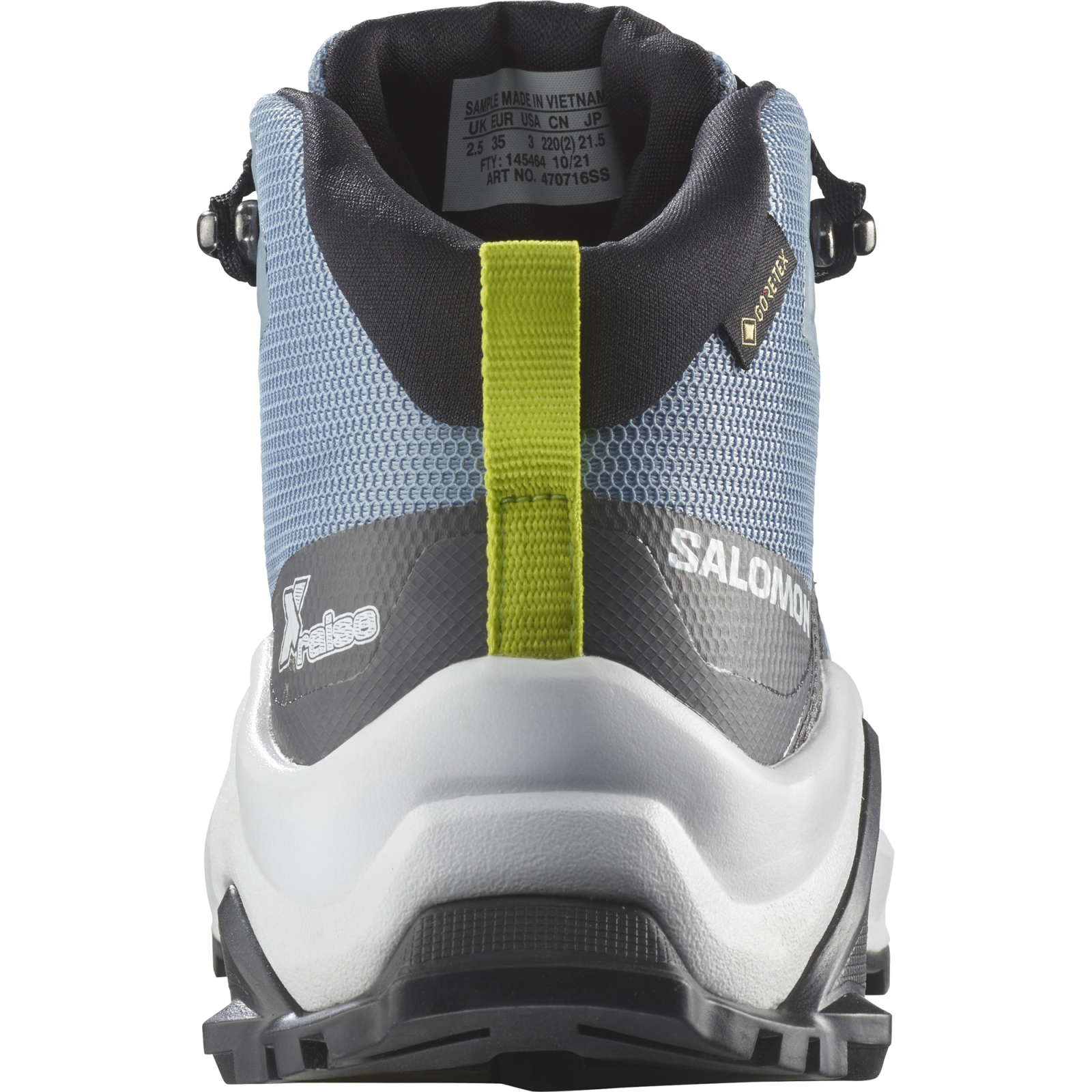 Salomon X Raise Mid GTX J EU 32, Faded/Indigo Dětské boty (obrázek 4)