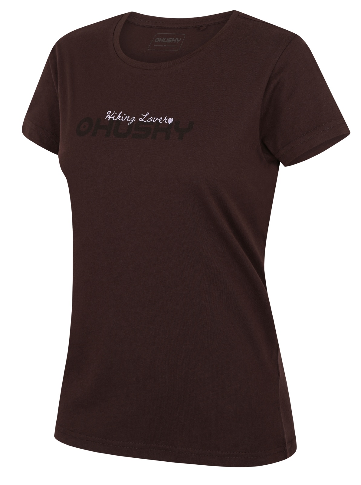 Husky Tee Hike L XL, brown Dámské bavlněné triko