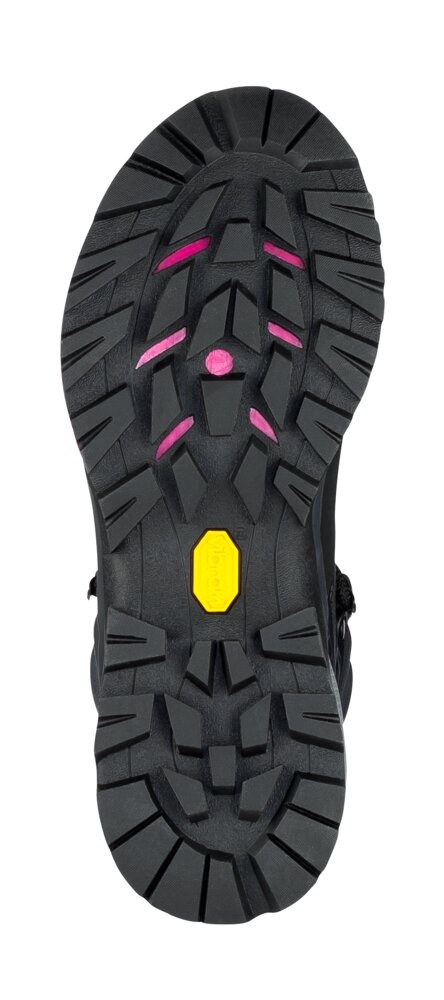Jack Wolfskin Force Trekker Texapore Mid EU 40, black/pink Dámské boty