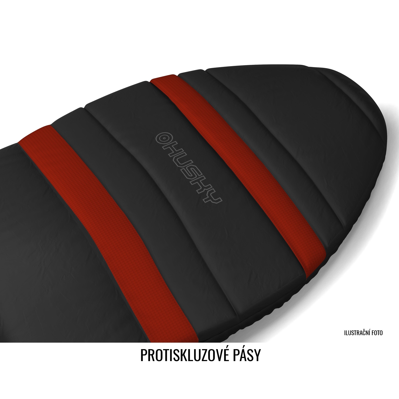 Husky Dexter short -15°C blue/orange Péřový zimní spacák