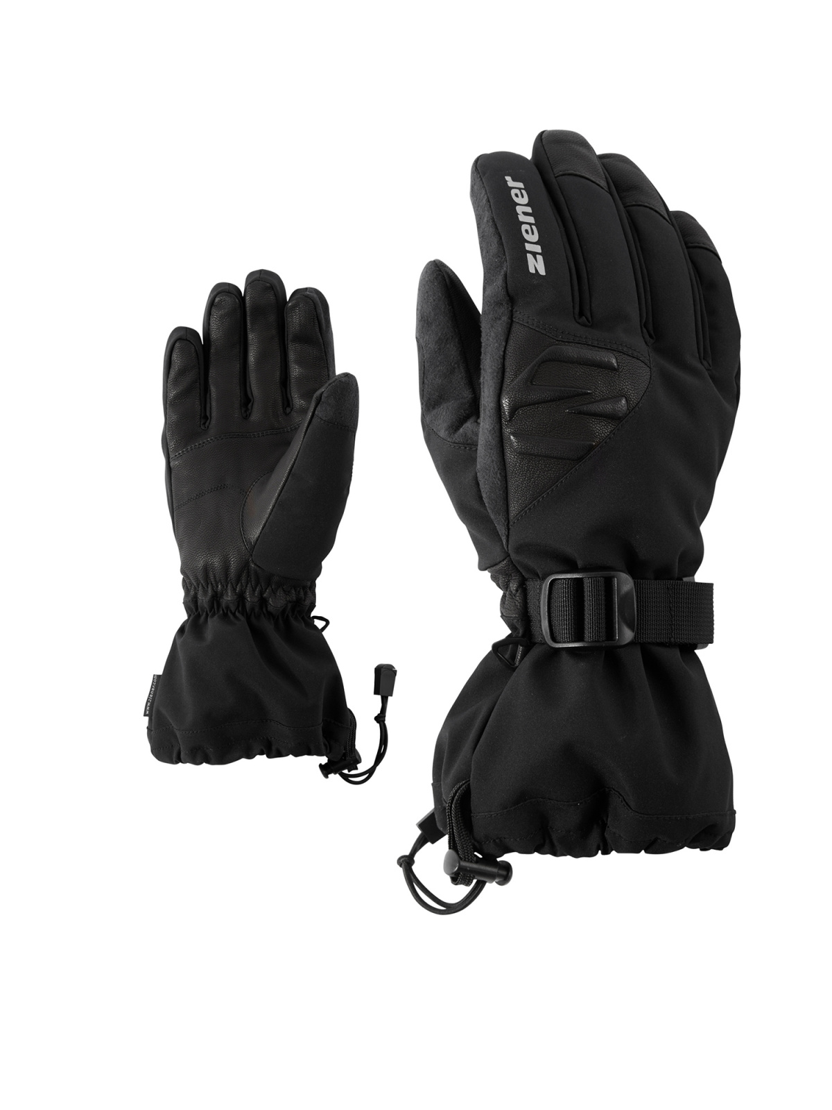 Levně Ziener GOFRIED AS® AW 10,5, černá Pánské rukavice