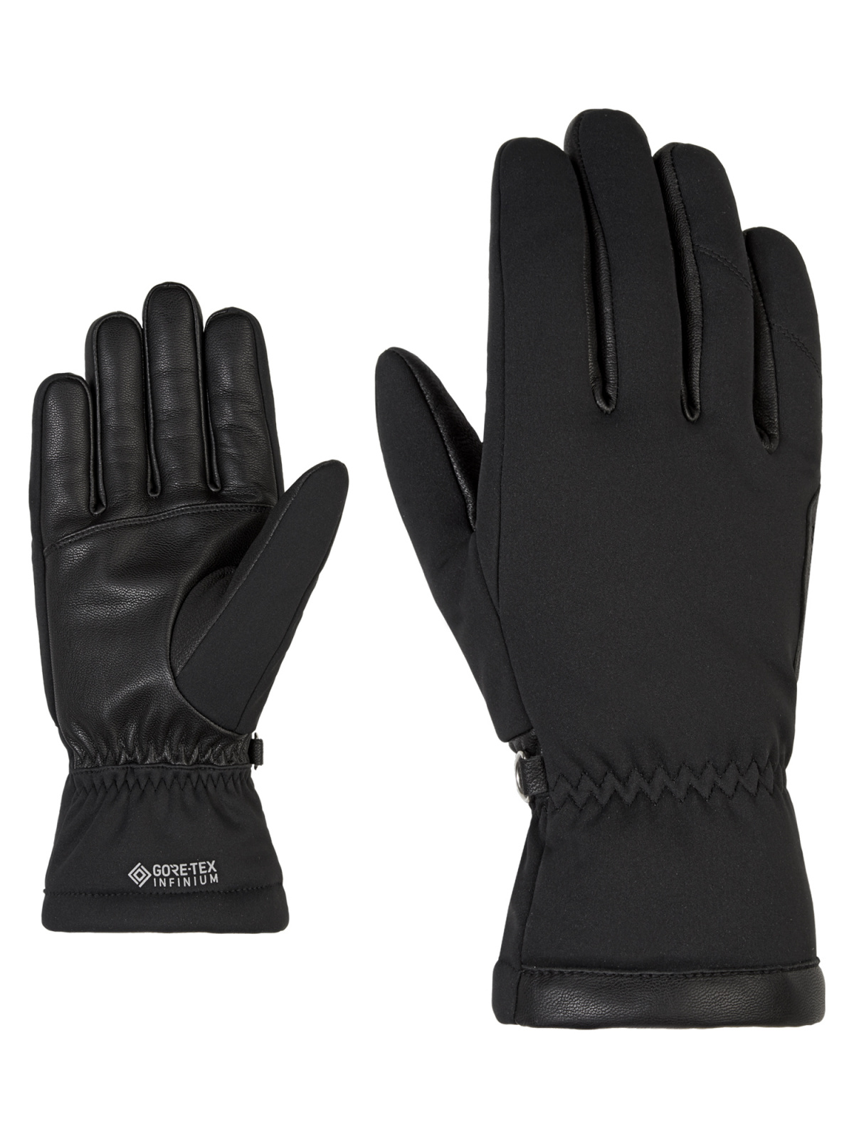 Levně Ziener IGNATO GTX INF PR 10, černá Pánské rukavice