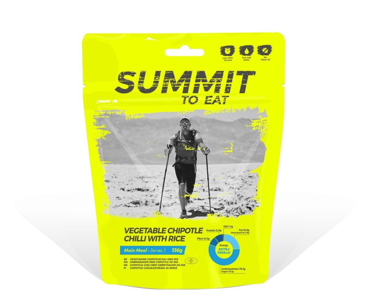 Summit to eat Vegetariánské Jalapeno s rýží viz obrázek Dehydrovaná strava