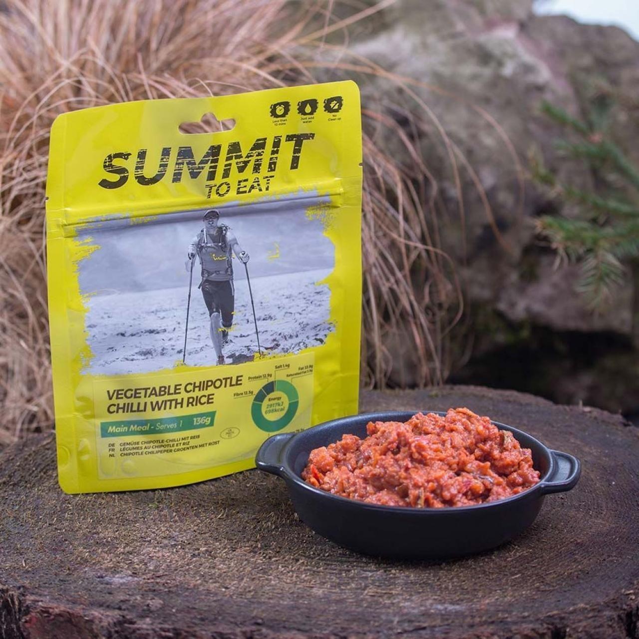 Summit to eat Vegetariánské Jalapeno s rýží viz obrázek Dehydrovaná strava (obrázek 3)