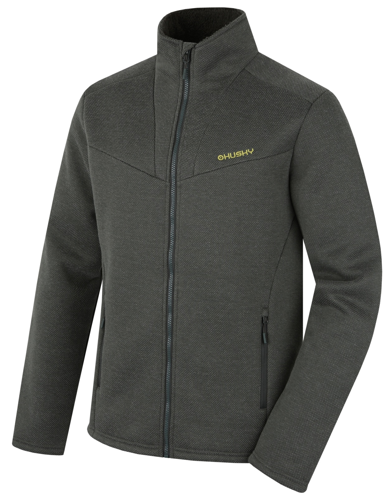 Husky Akra M XXL, dark grey Pánský svetr na zip (obrázek 7)