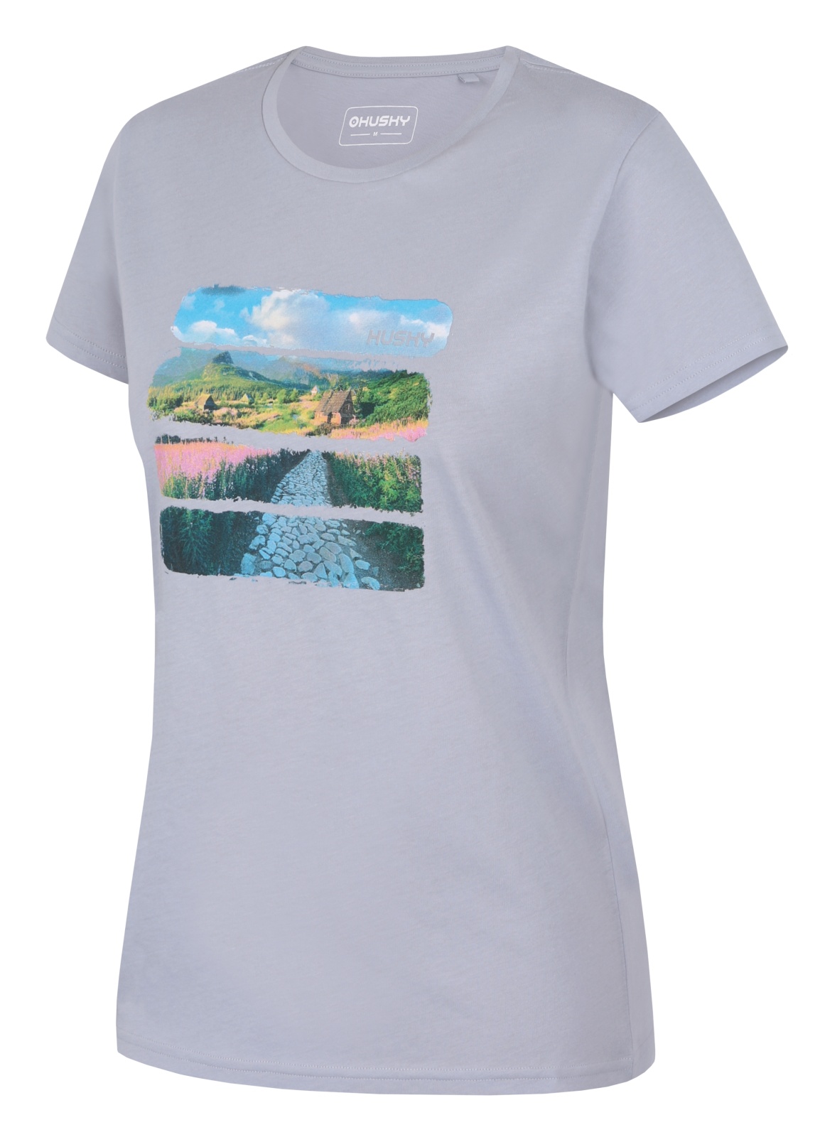 Husky Tee Flo L XXL, light blue Dámské bavlněné triko