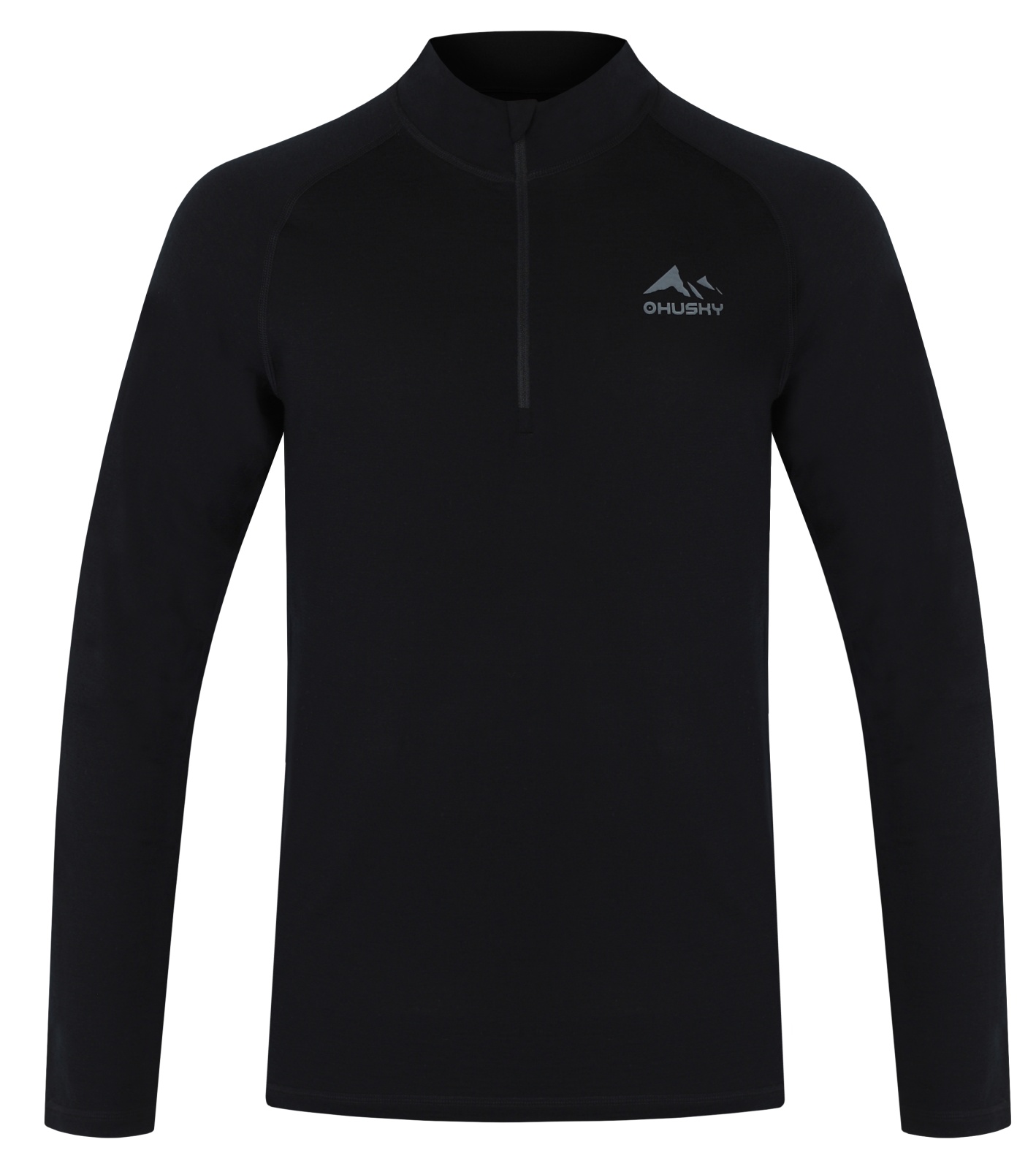 Husky Merow zip M L, blue Merino termoprádlo triko (obrázek 9)