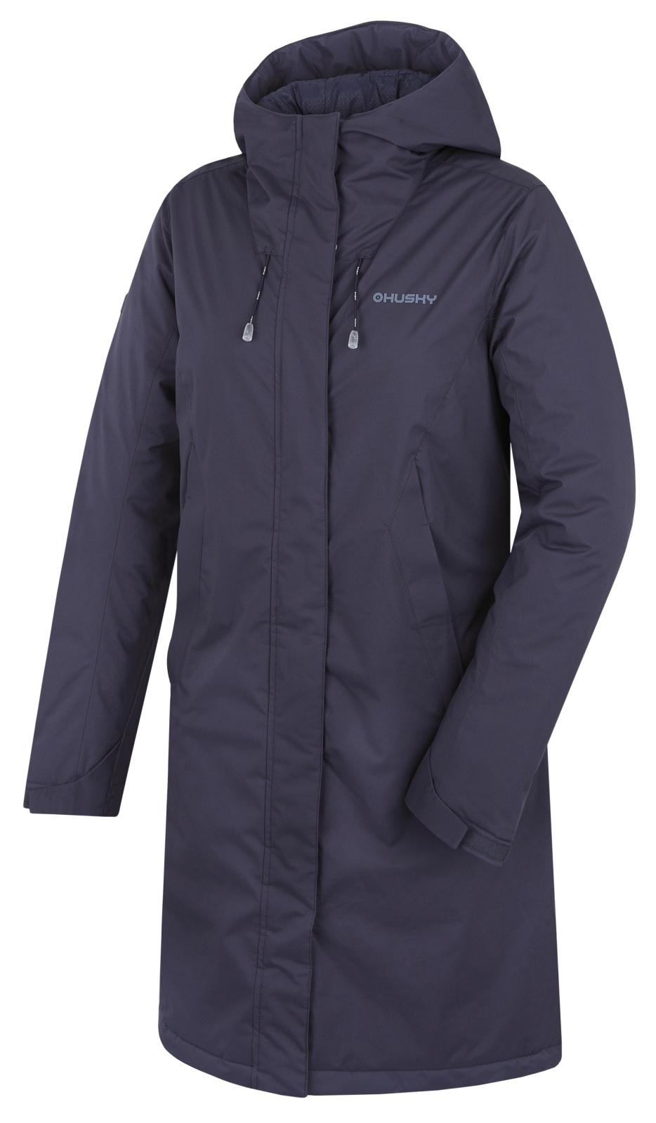 Husky Narvik L M, dark blue Dámský hardshellový plněný kabát