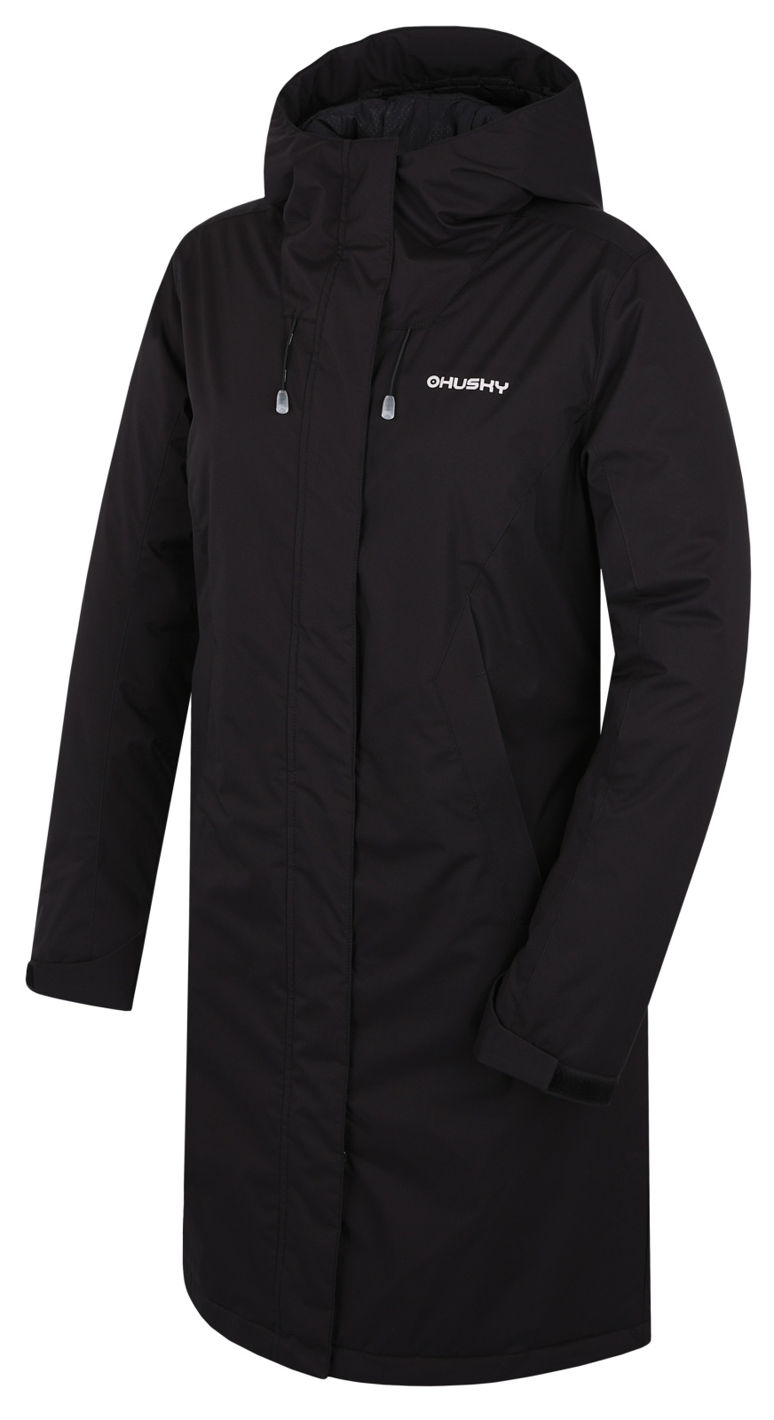 Husky Narvik L S, black Dámský hardshellový plněný kabát