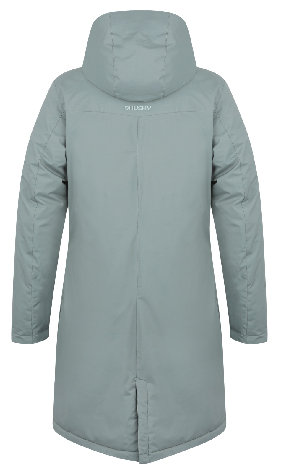 Husky Narvik L XL, faded green Dámský hardshellový plněný kabát