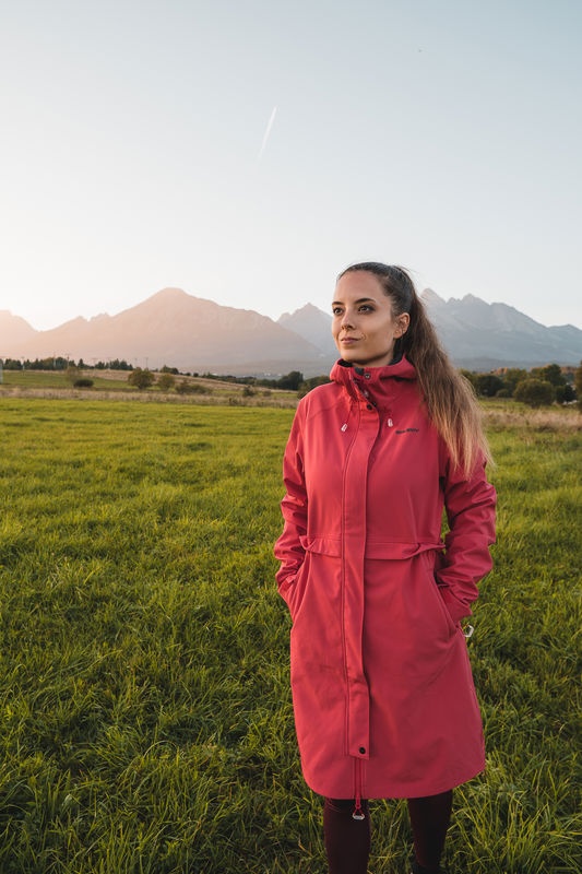 Husky Sephie L M, red Dámský softshell kabát (obrázek 4)