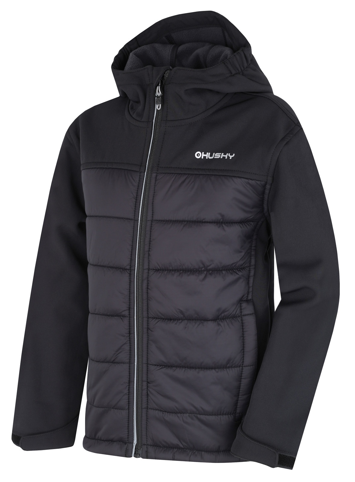 Husky Swany K 140-146, dark magenta Dětská softshell plněná bunda (obrázek 7)
