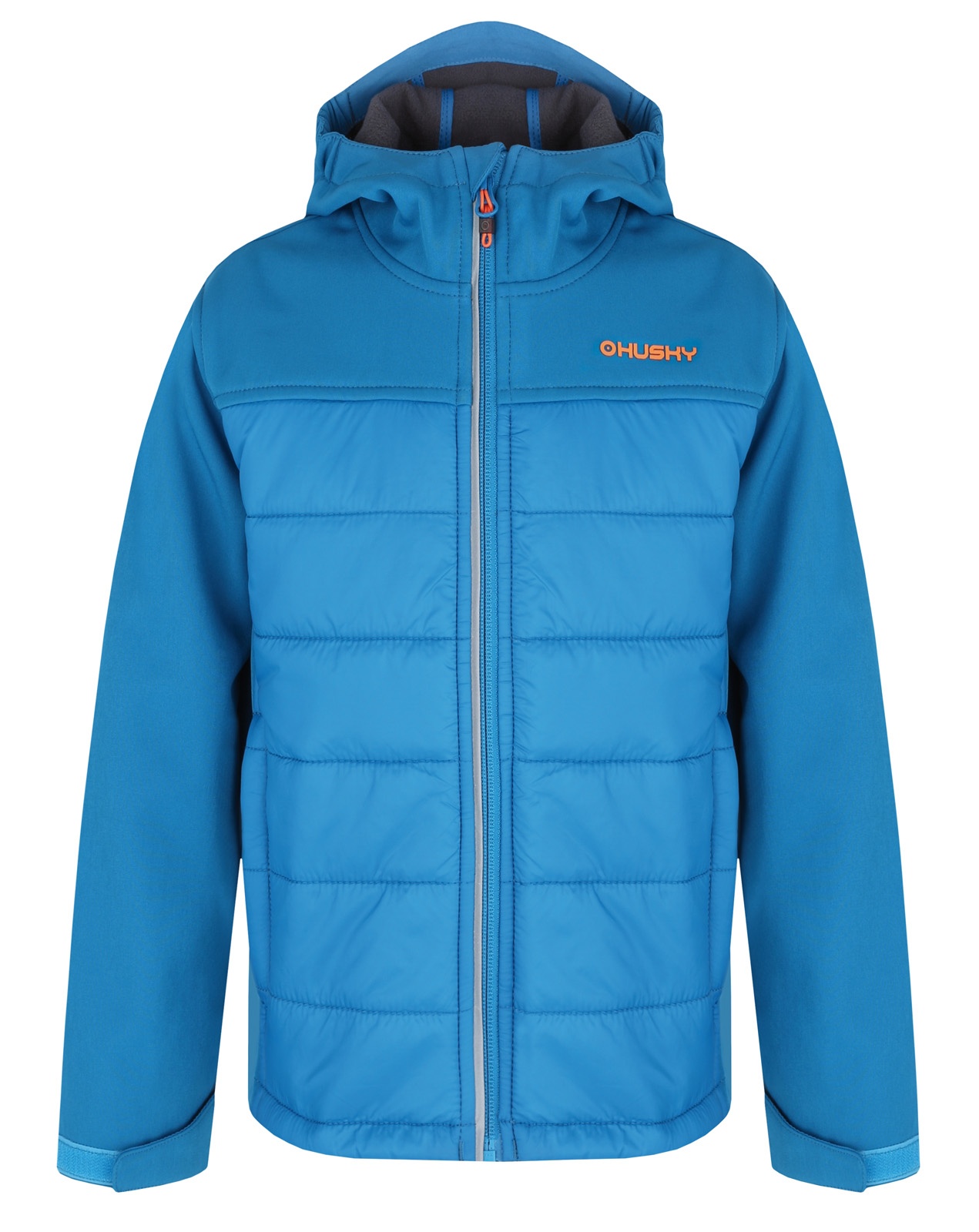 Husky Swany K 134-140, blue Dětská softshell plněná bunda (obrázek 3)