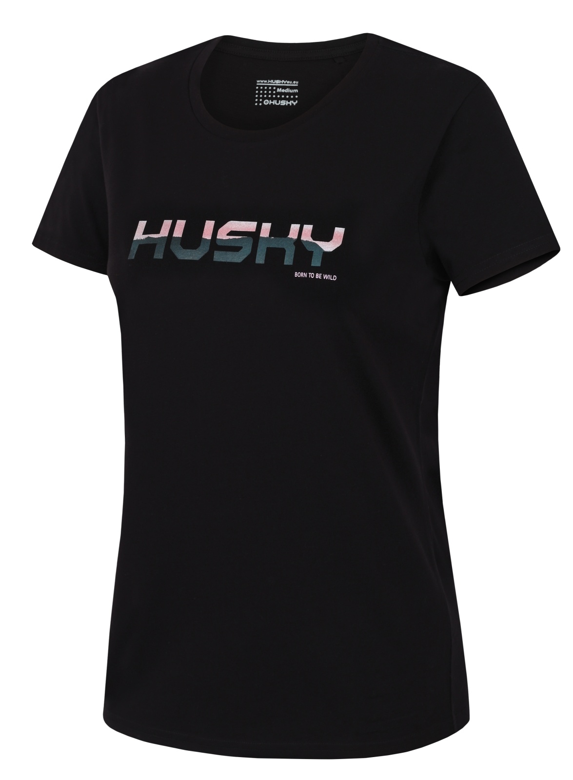 Husky Tee Wild L XXL, black Dámské bavlněné triko