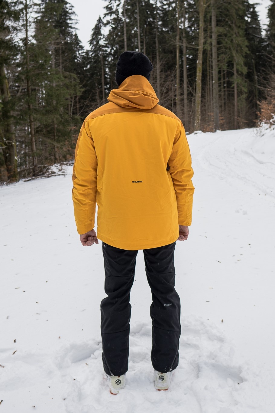 Husky Gomez M XXL, mustard/yellow Pánská lyžařská bunda (obrázek 6)
