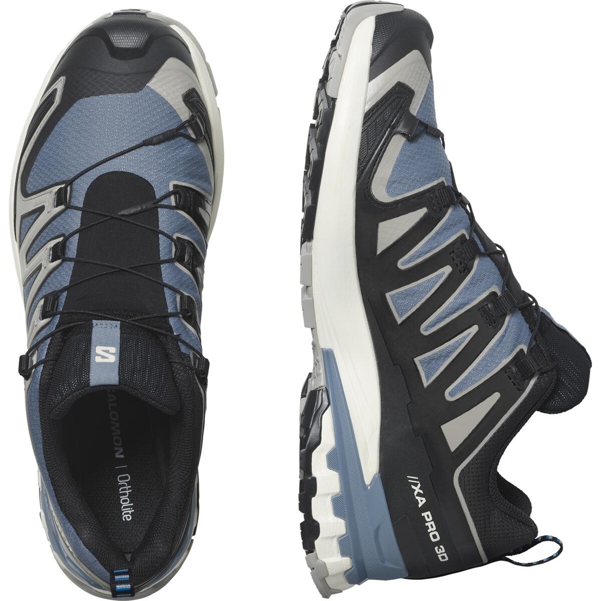 Salomon Xa Pro 3D V9 GTX EU 46, Flint Stone/Black/Ghost Gray Pánské boty (obrázek 3)