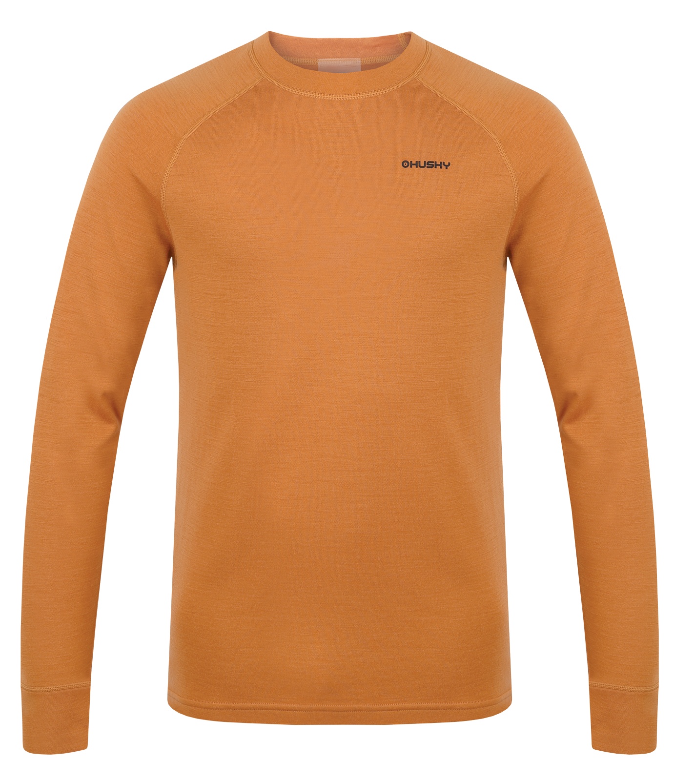 Husky Aron M S, mustard Pánská merino mikina (obrázek 3)