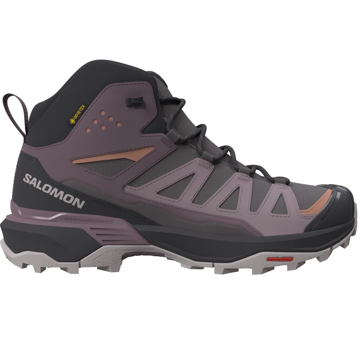 Salomon X ultra 360 Mid GTX EU 40, Plum Kitten/Phantom/Cork Dámské turistické boty (obrázek 6)