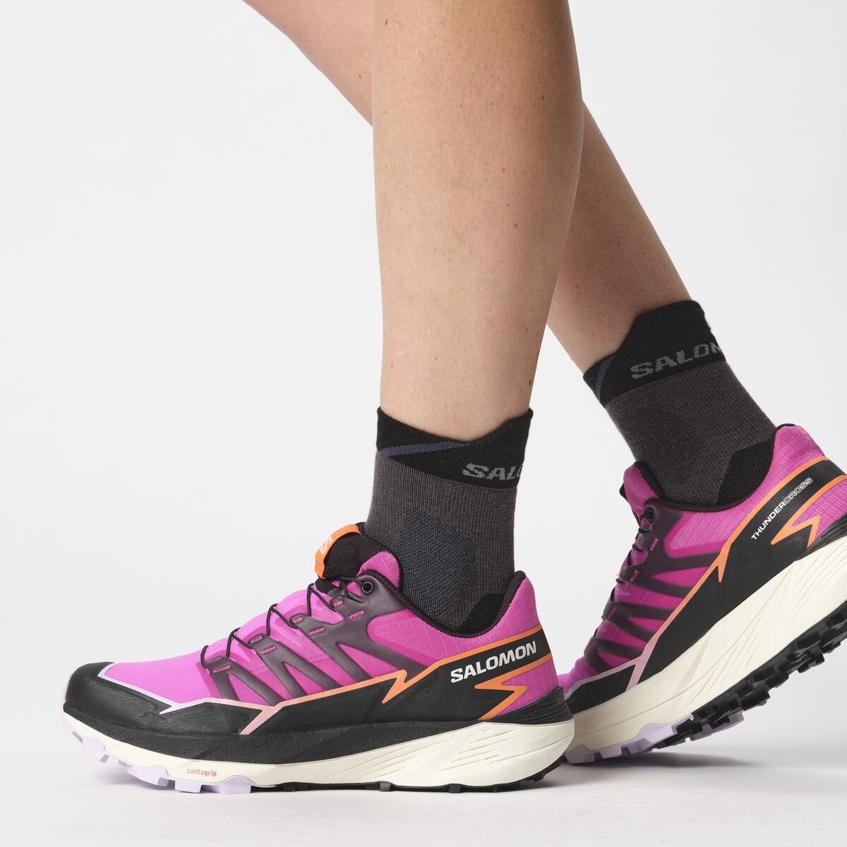 Salomon THUNDERCROSS EU 38, Rose Violet/Black/Orchid Petal Dámské boty (obrázek 8)
