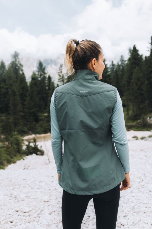 Husky Salien L XXL, faded green Dámská softshell vesta (obrázek 5)