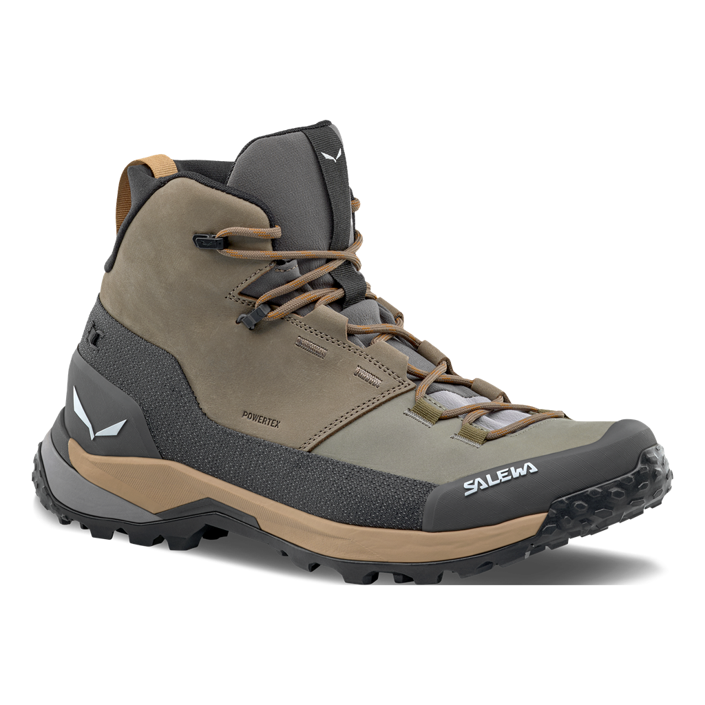 Salewa Puez Leather mid PTX EU 44, Bungee Cord/Onyx Pánské trekové boty