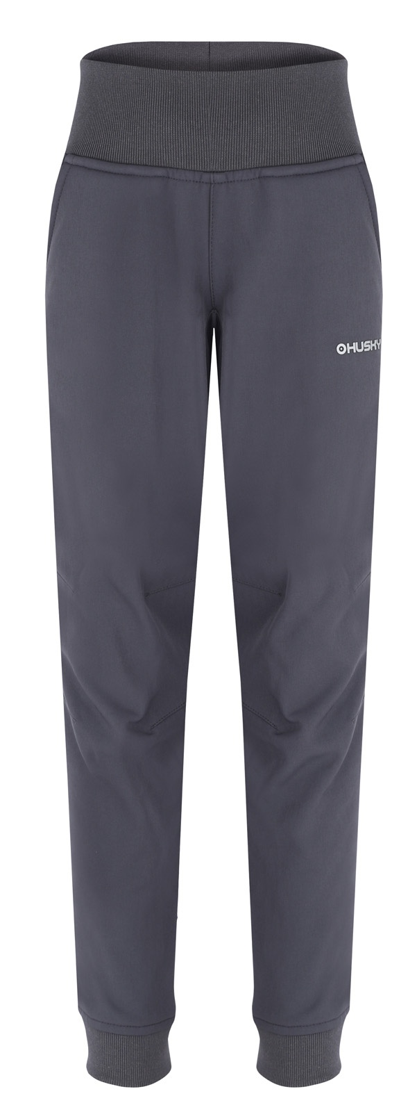 Husky Kanto K 140-146, graphite Dětské softshell kalhoty