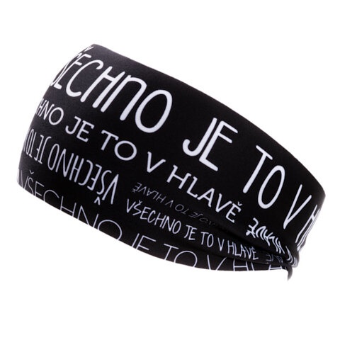 Bjež ACTIVE HEAD black Čelenka