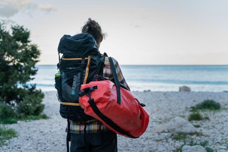 Husky Goofle 40l modrá Taška (obrázek 7)