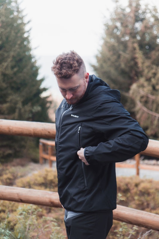 Husky Sonny M XXXL, black Pánská softshell bunda (obrázek 6)