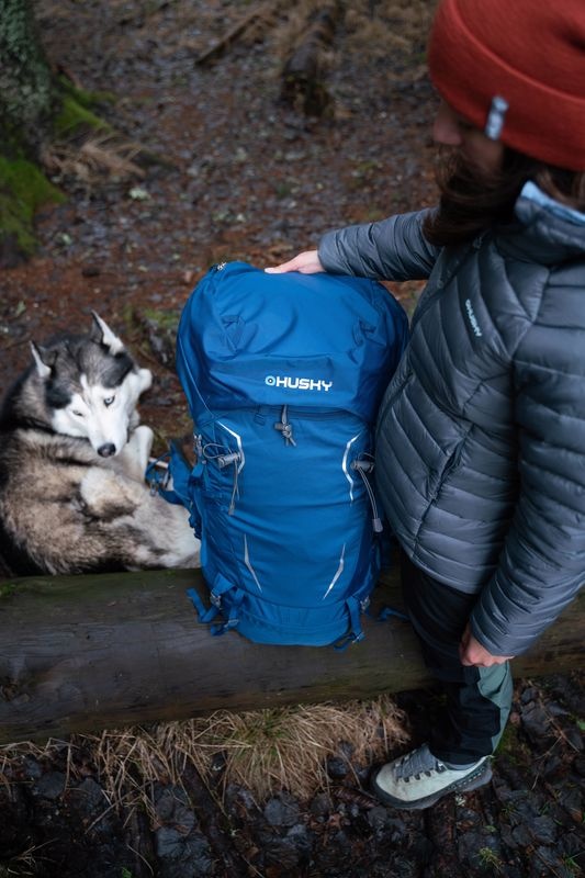 Husky Rony 50l modrá Batoh Expedice (obrázek 6)