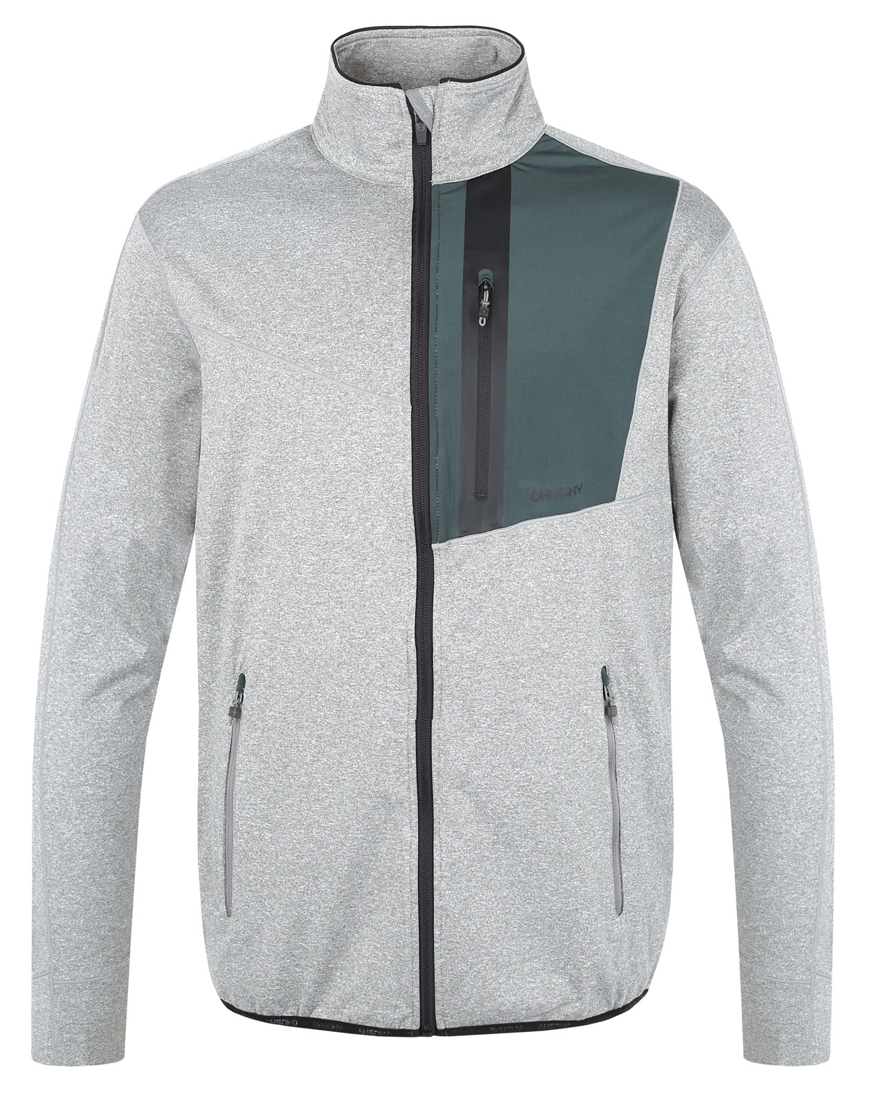 Husky Ane M S, grey green Pánská mikina na zip (obrázek 3)